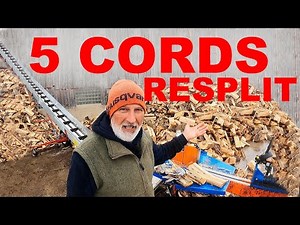 5 cords of FIREWOOD re-splits DONE!