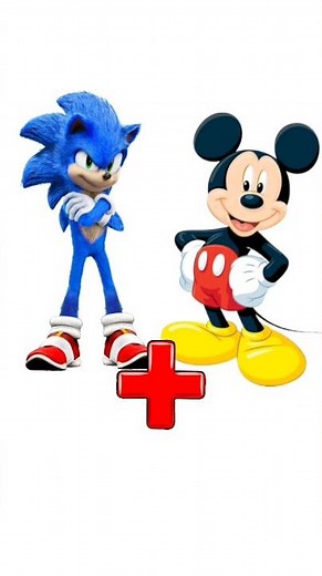 Sonic + Mickey Mouse = Sonic Animation
