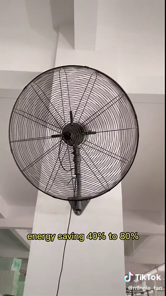 Mingle BLDC Industrial Wall Mounted Fan - 4 Speeds Control