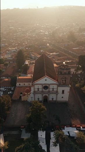 Pátzcuaro, the place where the sky comes down; we show you a bit of the town from above #patzcuaro