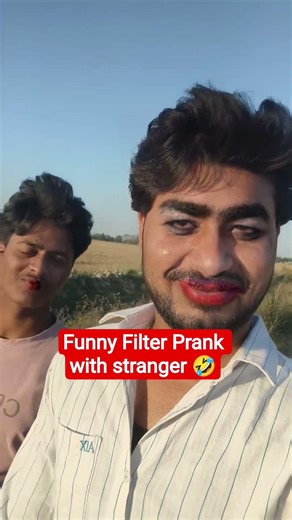 Filter Prank with stranger 🤣 #viral #viralvideo #funny #funnyfilter #prank