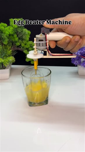 XR Creation | Egg Beater machine with Dcmotor #experiment #tech #diy #motor #science | Instagram