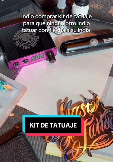 Para tatuar mi india 💉🫡 #tatuaje #fyp #tattooperu #kitdetatuaje #maquinadetattoo #humor #aprendiendoatatuar