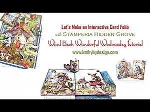Stamperia Hidden Grove Interactive Card Folio Tutorial