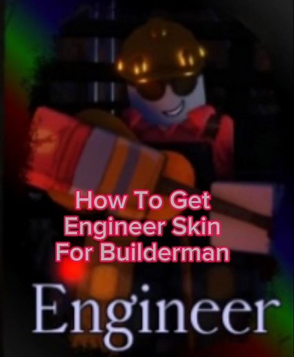 How to get engineer skin for builderman #forsaken #roblox #tf2