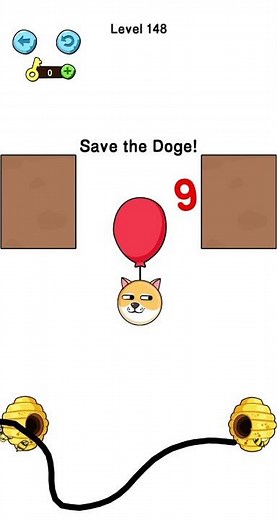Save The Doge Level 148 Gameplay, Solutions