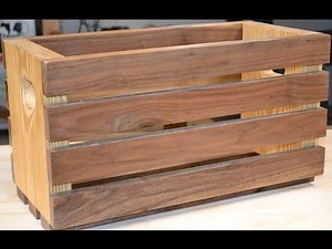 How To Build // DIY Simple Wooden Crate