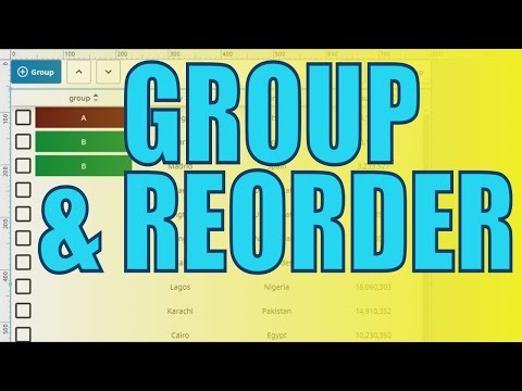Group and Reorder Perspective Table Rows