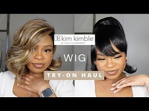 KIM KIMBLE WIG TRY-ON HAUL | CHANTELLE, SIMONE, FLIP & BANG ✨ 3 Must-Have Wigs Only at HSN!