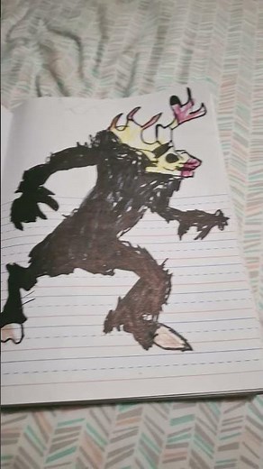 How to draw Wendigo