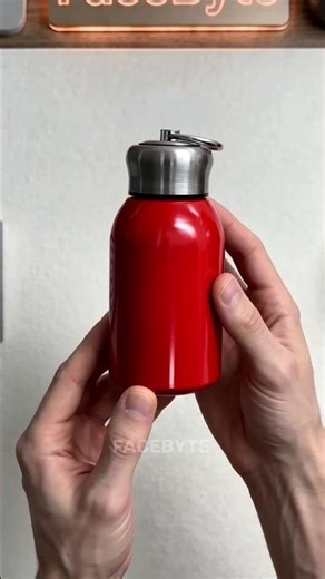 The Cutest EDC Flask? 💧 Nicco Mini Vacuum Insulated Steel Bottle #shorts