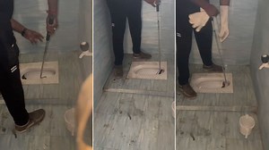 Viral Video: బాత్రూమ్‌కు వెళ్లేటప్పుడు జర జాగ్రత్త.. గుండె ఆగినంత పనైంది.. కమోడ్ నుంచి.. వామ్మో..