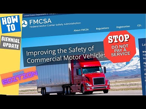 How To Do FMCSA Biennial Update | Step-By-Step Instructions | 2025 Updated Edition