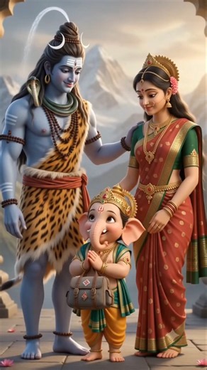 जब बाल गणेश ने छोड़ा Kailash! 🙏 10 Days Ganesh Chaturthi Special Animation #ganpati