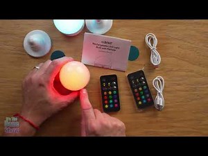 EDISHINE Rechargeable LED Bulb Review | 12 Colors, Remote Control, Emergency Light