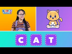 3 Letter Words Spelling | English Spelling | English Vocabulary and Phonics Sounds - Videos For Kids