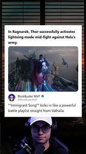 In Ragnarok Thor successfully activates lightning mode mid-fight against Helas army