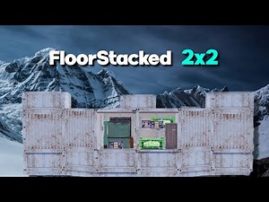 Meta Double Bunker Floor-Stacked 2x2 in RUST...