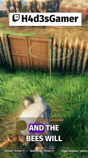 Beehives Are Actually OP Defense AUTOTURRETS in Valheim? 🐝 #valheim #shorts #gaming
