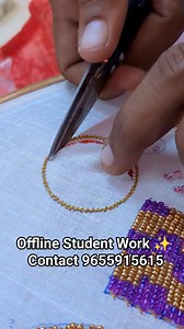 Cut Work ✨ #mssaariworks #maggamwork #aariwork #aari #aaritipstamil MSS AARI WORKS | Soundarya Selvam