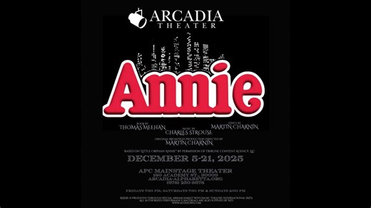 Announcing the cast of Annie! The holidays get super-busy fast; get your tickets now. They also make great gifts! https://www.simpletix.com/e/annie-tickets-211871 Peyton Tully & Selma Hedin: Annie / Duffy Lily Williams: Molly Annalise Cahill: Kate Beatrice Johnson: Tessie Tia Fisher: Pepper Adelia Ray: July Stacia Ray: Miss Hannigan Mollye d’Hemecourt : Grace Farrell Rob Armstrong: Warbucks Connor Wood: Rooster Madeline Noe : Lily St. Regis Ranger Cumbie: Sandy Alison McMaster: Ensemble Madison 