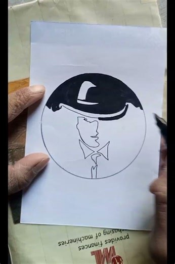 Amazing Black & White Human Sketch 😍 | Realistic Drawing #shorts