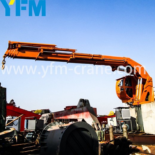 [Hot Item] Marine Hydraulic Knuckle Boom Telescopic Cranes Fully Foldable Knuckle and Telescopic Boom Cranes for Low Deck Space Occupation and Very Compact Recovering