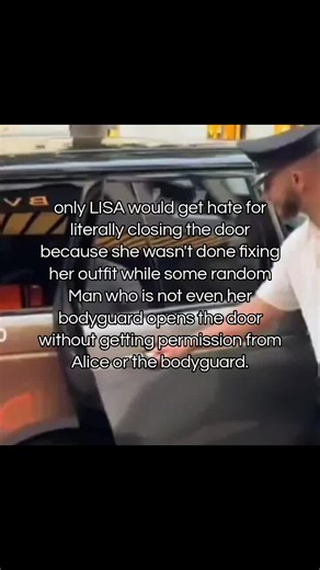 Y'ALL SICK FOR CALLING HER RUDE, FIRST OF ALL WHO GAVE PERMISSION TO THAT GUY TO OPEN THE DOOR FCKING STUPID #lisa #lalisa #lilies #lloud #goviral @TikTok
