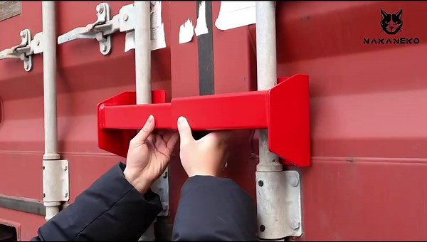 Container Locks, Heavy Duty Cargo Lock, Container Door Locks, Semi Trailer Door Lock, Semi Truck,Anti-Theft, Rust-Proof,Cargo Security, Bolt Cutter Resistant,Key Lock, Mechanical
