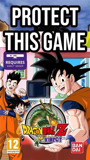 Protect Dragon Ball Z for Kinect! #fyp #DBZforKinect #DBZTrivia #physicalgames #Dragoballfunfact