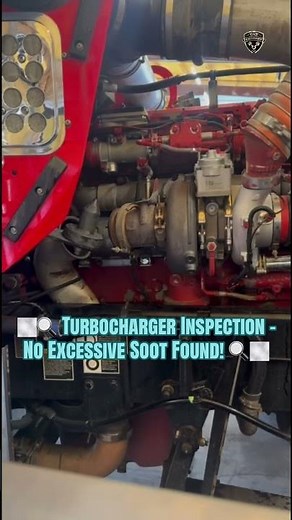 🌫️🔍 Turbocharger Inspection – No Excessive Soot Found! 🔍🌫️
