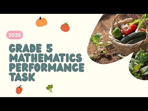 PEP 2025 Grade 5 Mathematics Performance Task
