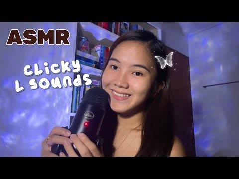 ASMR | Fast and Tingly CLICKY L SOUNDS 🎙️ | Up-Close Whispering, Mouth Sounds, Hand Sounds