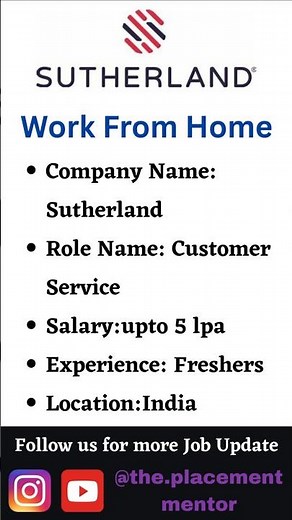 Sutherland Careers 2025: How to Apply for Work-from-Home Jobs #shorts