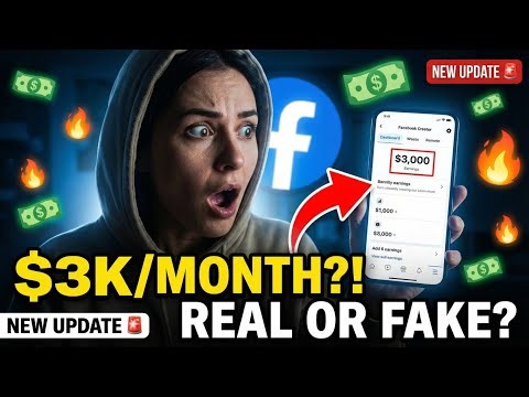 “Facebook Monetization NEW UPDATE! Are Americans Earning $3K Monthly? 💰 Truth Inside 👀”