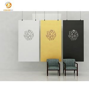 [Hot Item] Premium OEM Color Chart Wood Veneer Panels Movable Divider Screen