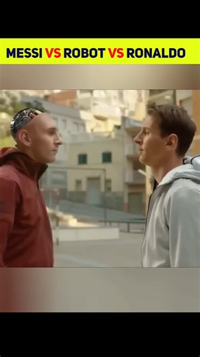 Messi vs Robot Vs Ronaldo #facts #footballfacts #trending #football #ronaldo