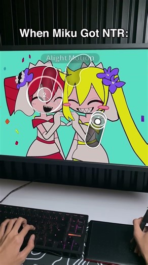 When Miku Got NTR | osu! #vocaloid #miku #teto #neru