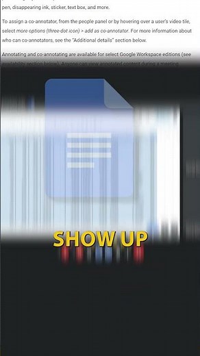 Annotate During Meetings in Google Meet