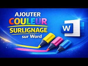 🌈 Word : Comment ajouter plus de couleurs pour surligner facilement !