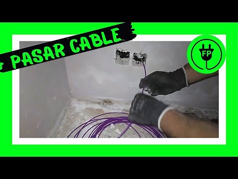 🔌 GUÍA PASACABLES, cómo utilizarla en VIVIENDA | ELECTRICIDAD DOMICILIARIA ⚡️TUTORIAL* ✅