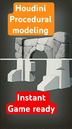 Blockout Driven Procedural - Infinite Assets One Setup #3d #tutorial