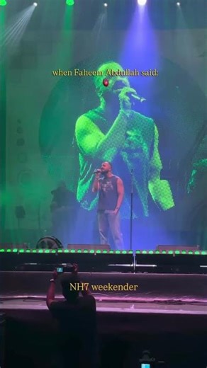 Faheem Abdullah Sajde Live ❤️ NH7 Weekender #shorts #concert