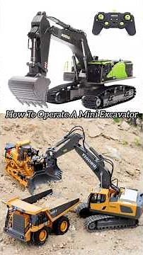 How To Operate A Mini Excavator for Beginners | Tips & Controls #cars #automobile