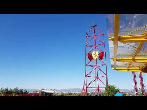 Rollback launch in Port Aventura Ferrari Land (Salou, Spain)