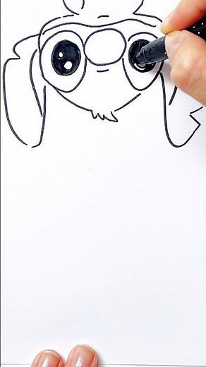 How to draw Stich💙 Step by Step #stich #art