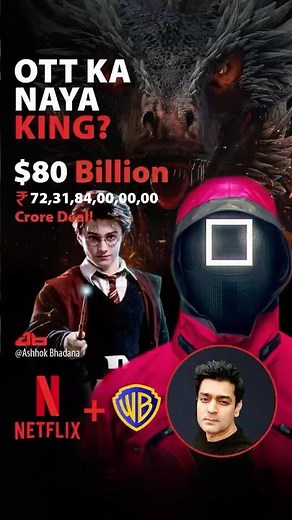 OTT New King? Netflix–Warner Bros $80 Billion Deal | Streaming Wars Ka Game Changer