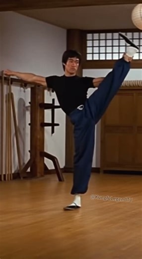 Bruce Lee Training Precision Kick | Sora AI