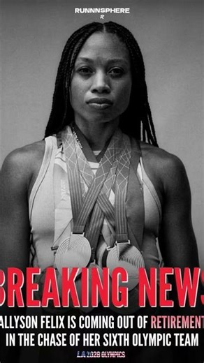 Can Allyson Felix add to her medals collection in 2028 Olympics? #trackandfield #Olympics #legend