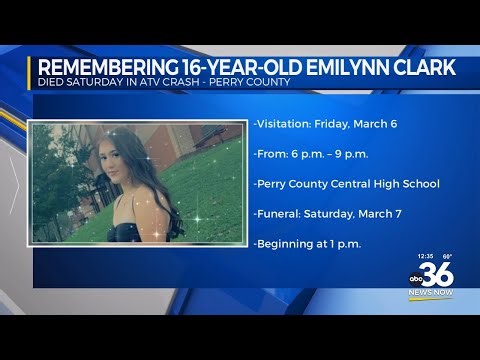 Funeral plans announced for Perry County teen killed in ATV crash